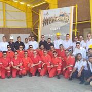 روز ایمنی و آتش نشانی در پالایشگاه نفت سنگین قشم با حضور کارکنان