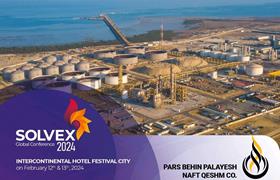 The presence of PARS BEHIN QESHM OIL REFINERY COMPANY in the Solvex Global Conference